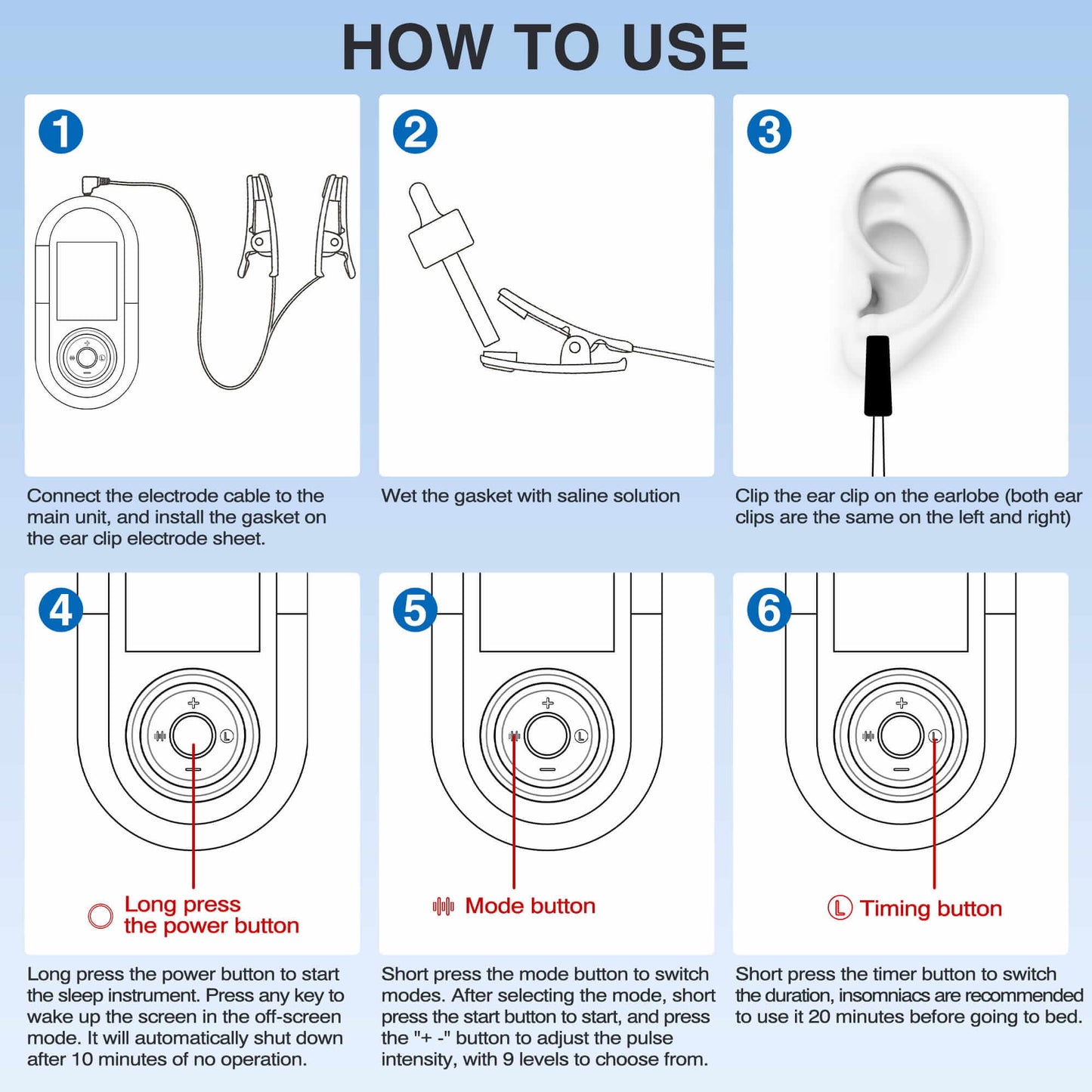 Fenbas™ earclip sleeping instrument